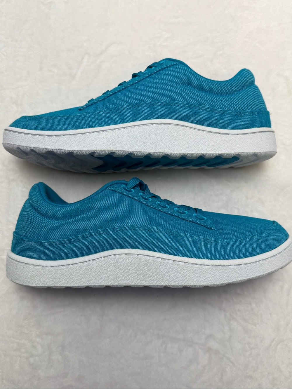 Allbirds Womens Canvas Pacers Sneakers 9 Organic Cotton Thrive Teal NWOT - Picture 4 of 9